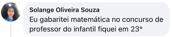 Depoimento de aluna