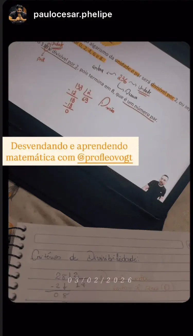 Compilação de stories